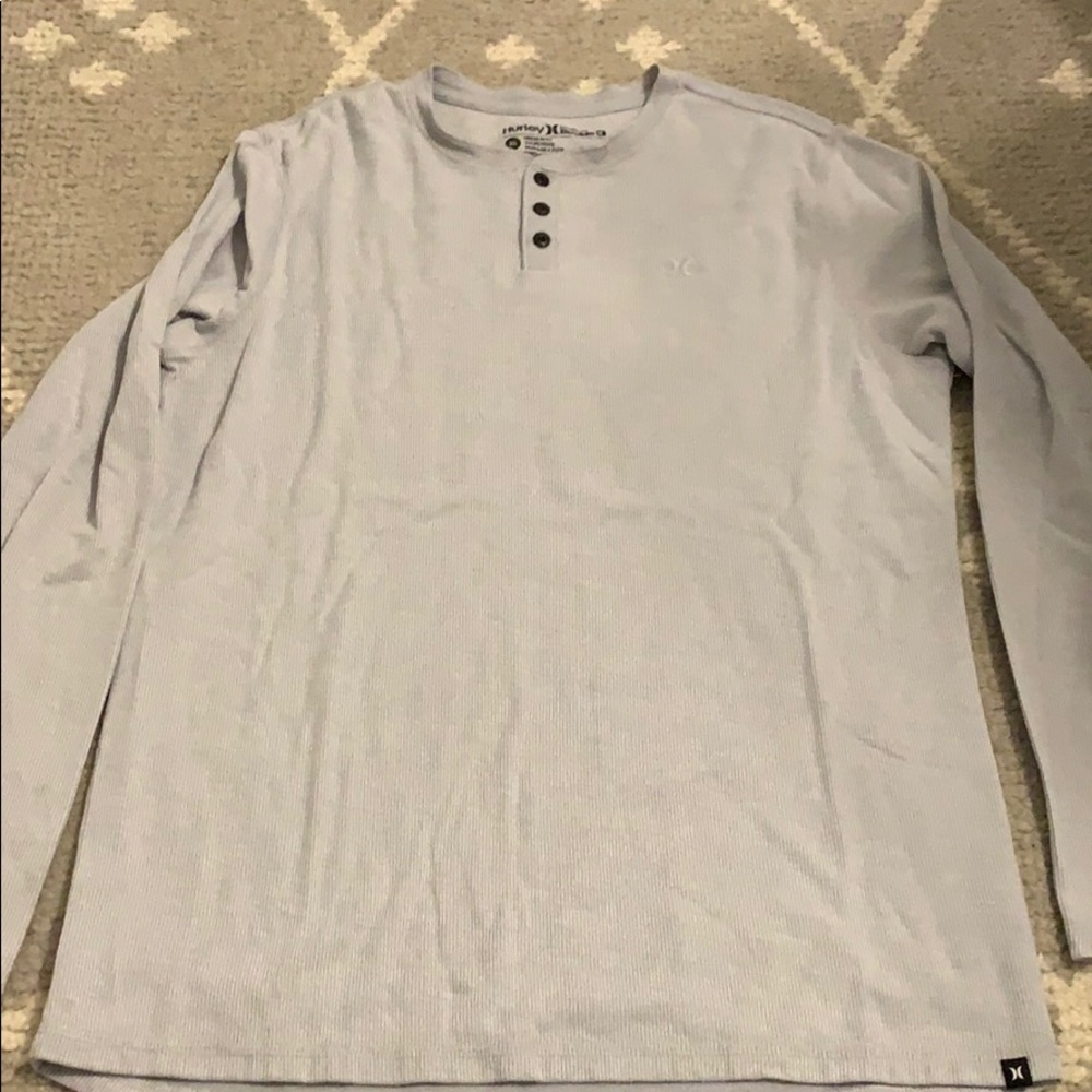 Hurley long sleeve Henley